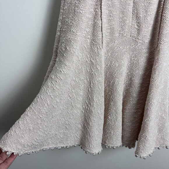 REBECCA TAYLOR Stretch Boucle Dress, Women's Size 6 Ivory Cream - Picture 12 of 16